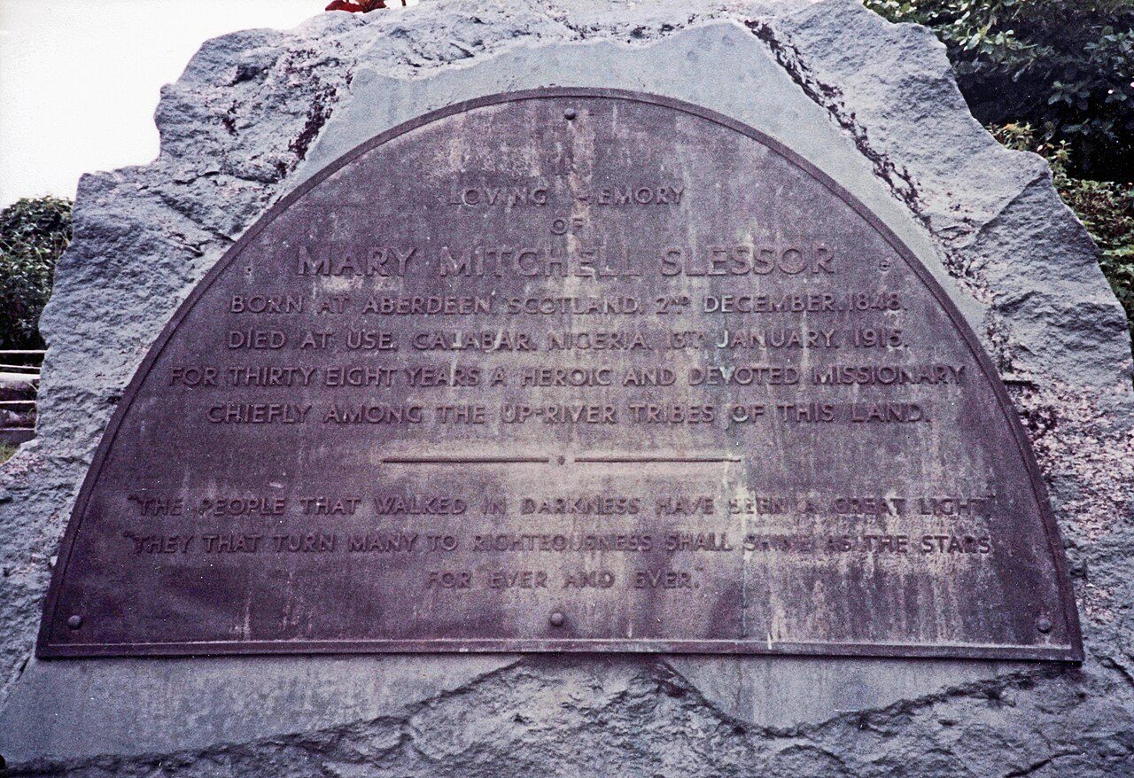 Mary Slessor's tomb, near MCC Road Annex
